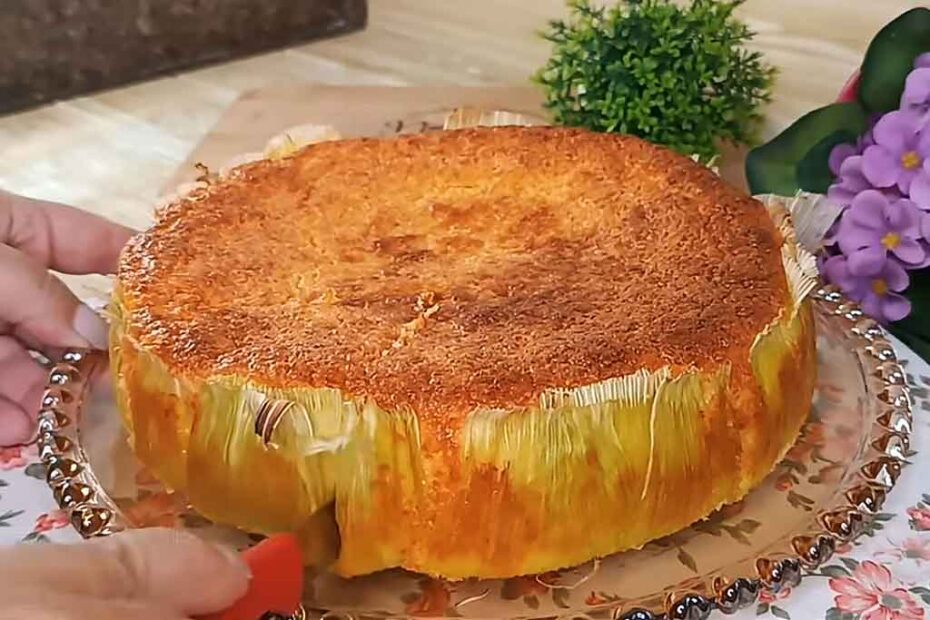 Bolo Pamonha Sem Farinha