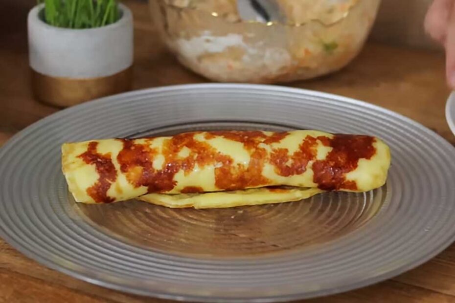 Crepioca Rendada com Patê de Frango