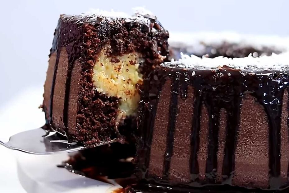 Receita de Bolo Prestígio Recheado