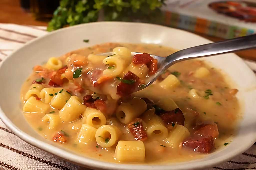 Sopa de Feijão com Bacon