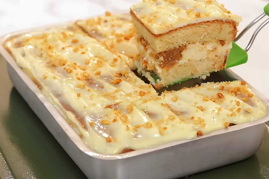 Bolo Gelado de Amendoim