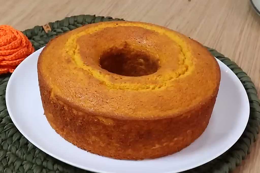 Bolo de Cenoura sem Farinha de Trigo