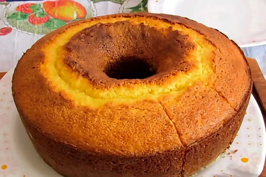 Bolo de Fubá Caipira da Vovó