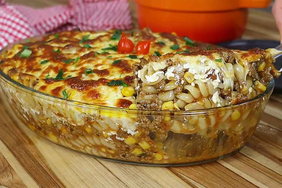 Macarrão Cremoso e Gratinado