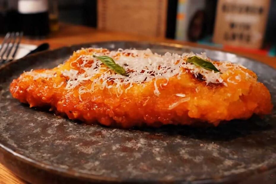 Frango à Parmegiana de Frigideira