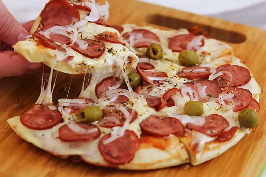 Pizza de Frigideira Perfeita