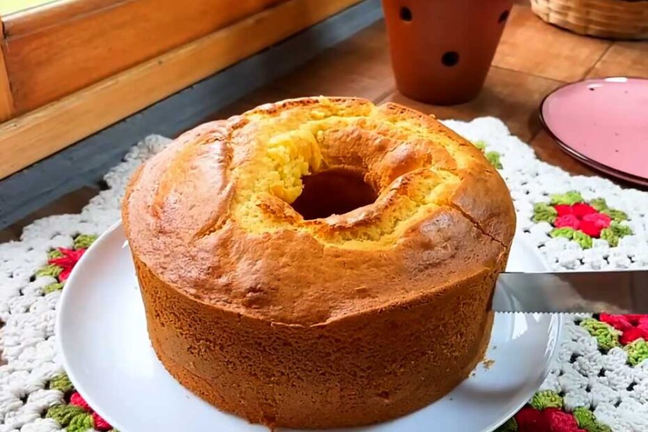 Bolo de Maizena Super Fofinho