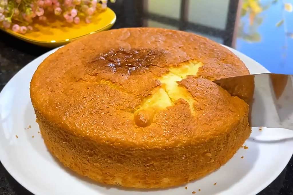 Bolo de Tapioca com Coco no Liquidificador