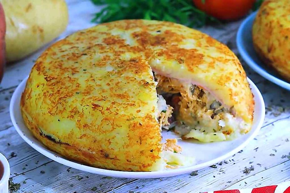 Receita de Batata Recheada na Frigideira