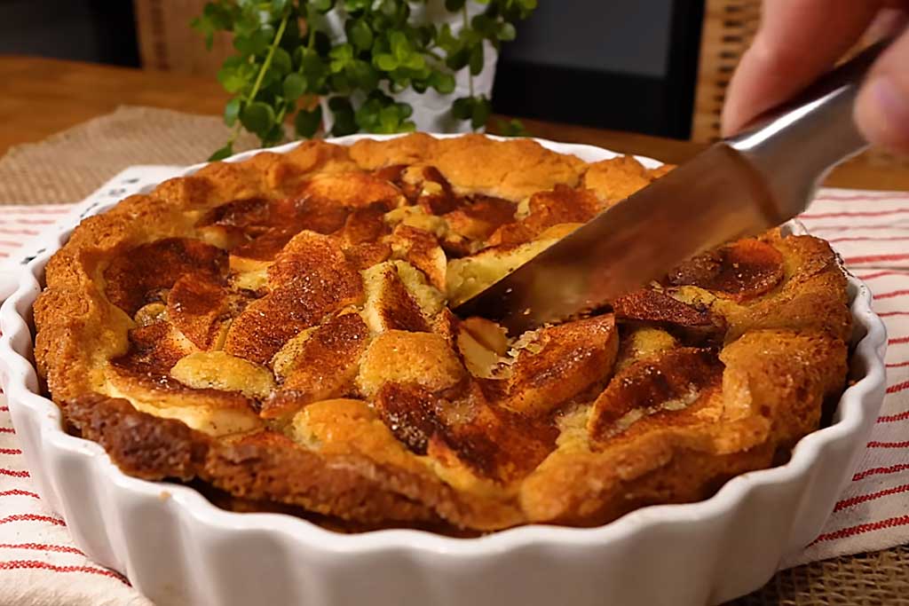 Bolo de Maçã Amanteigado