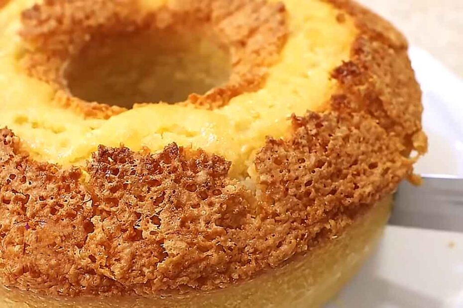 Bolo de Tapioca com Textura