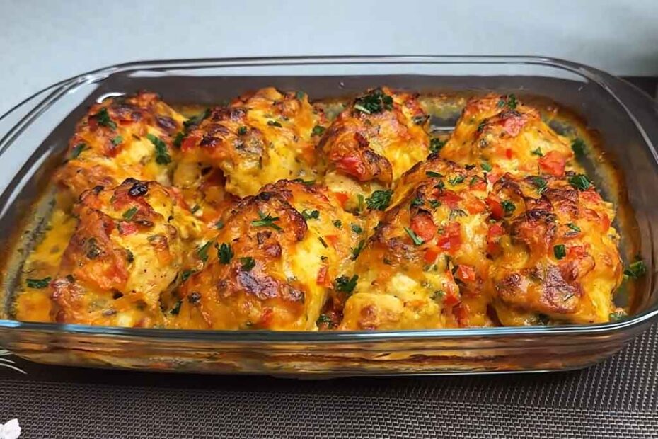 Enroladinho de Frango Recheado com Queijo