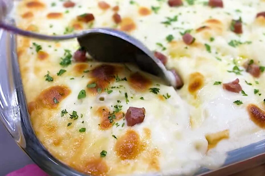 O Melhor Macarrão Cremoso com Bacon