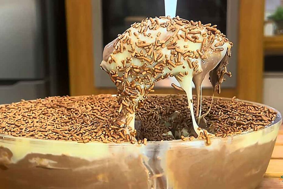 Pavê de Chocolate Cremoso