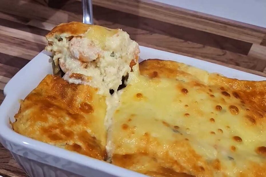 Receita de Suflê de Camarão