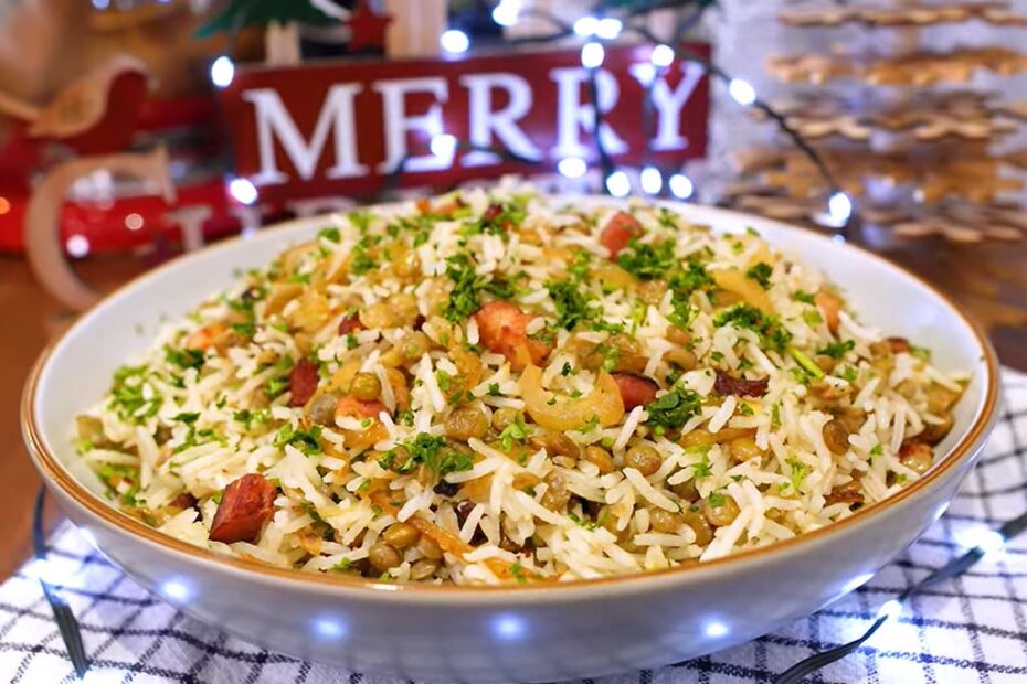 Arroz com Lentilha Soltinho