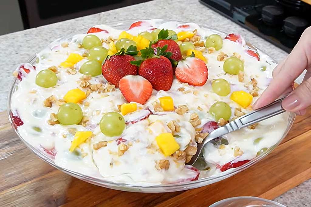 Pavê de Salada de Frutas