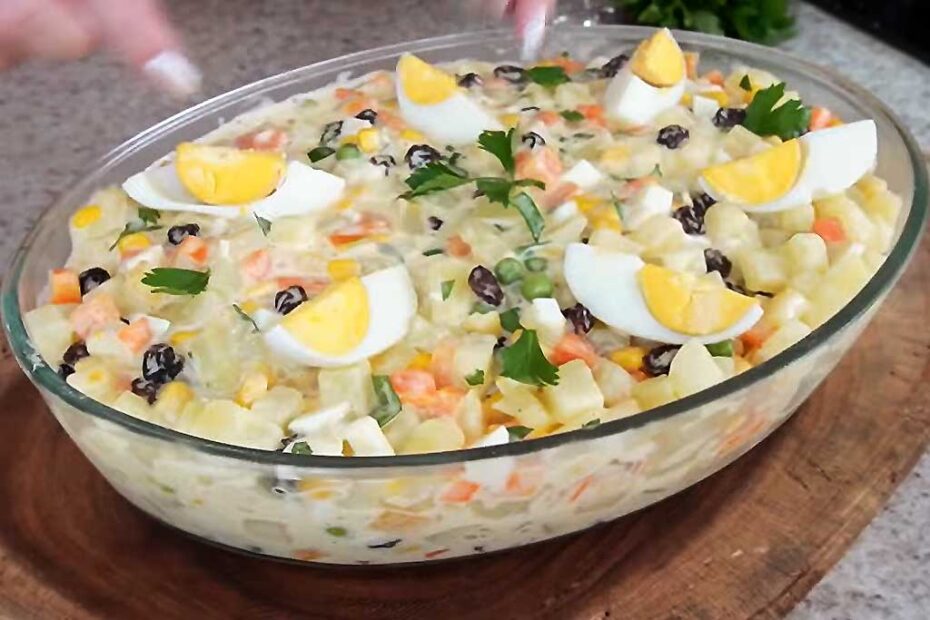 Salada de Maionese Cremosa e Deliciosa