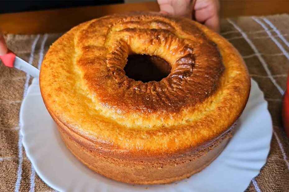 Bolo de Fubá com Amido de Milho