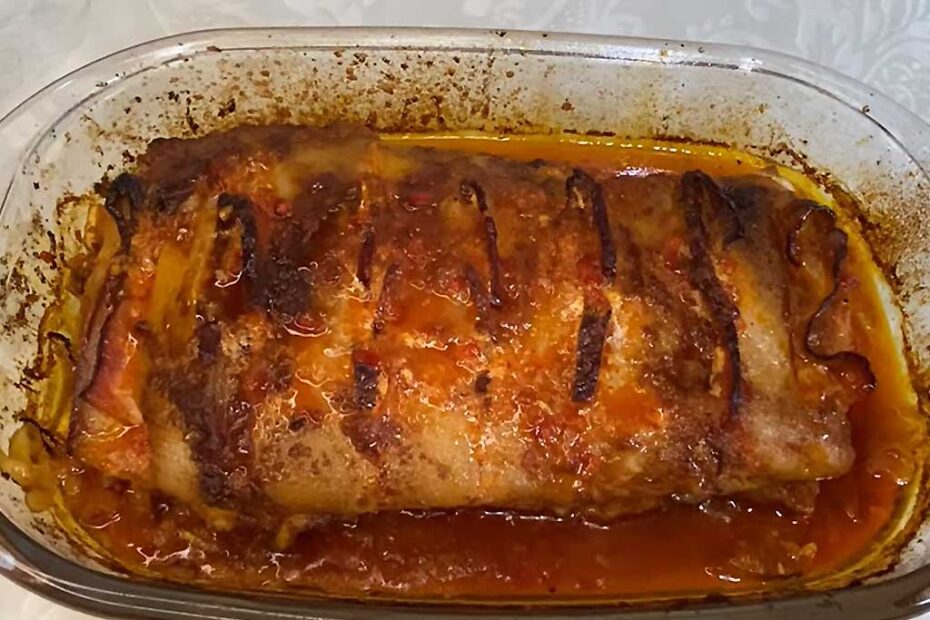 Lombo Recheado com Bacon