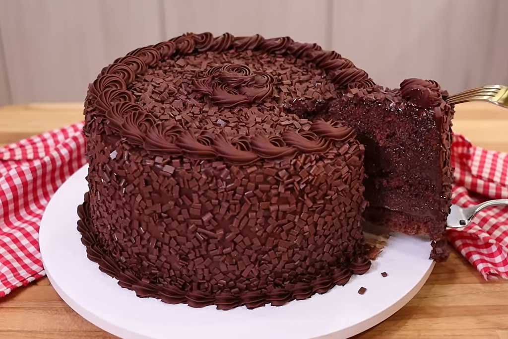 Bolo Festivo de Chocolate