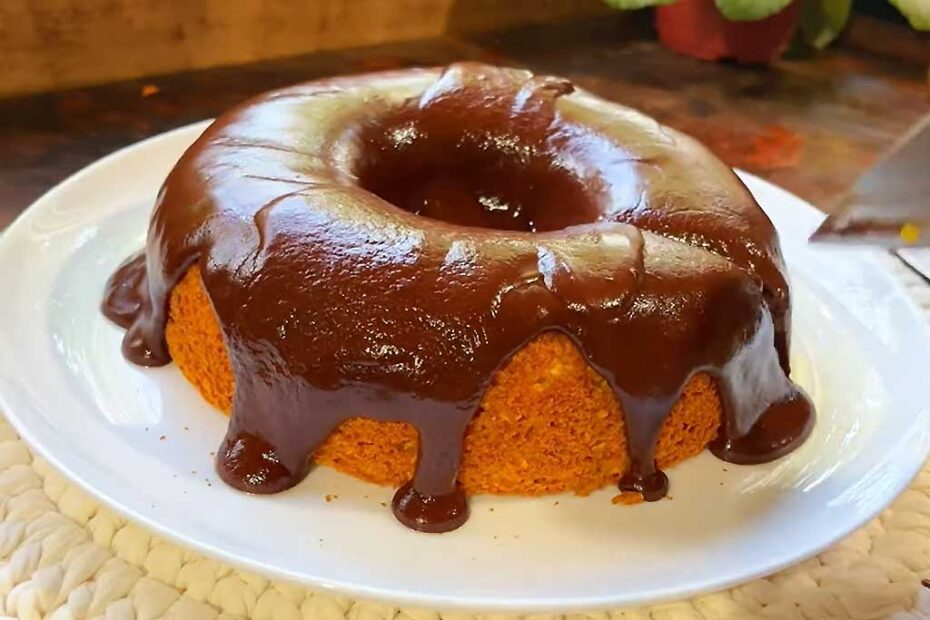 Bolo de Cenoura Sem Farinha de Trigo