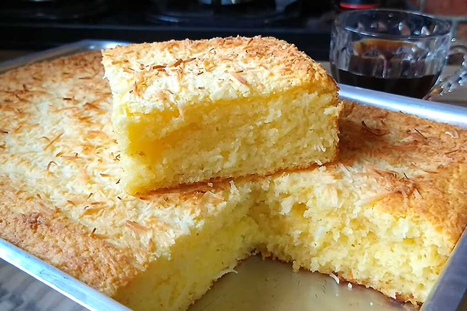 Bolo de Mandioca com Coco