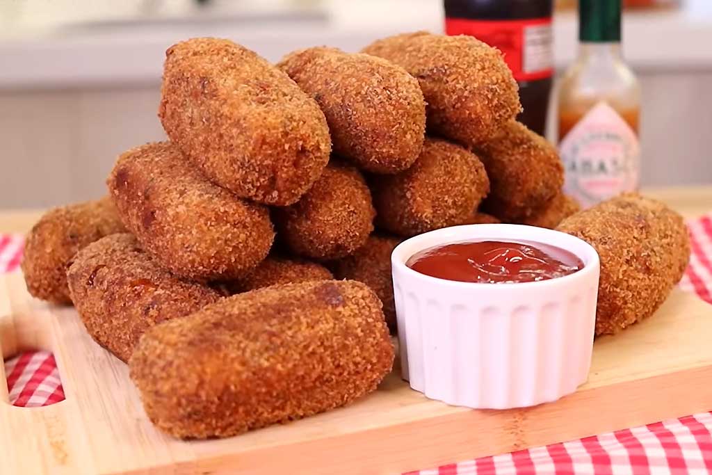 Delicioso Croquete de Carne