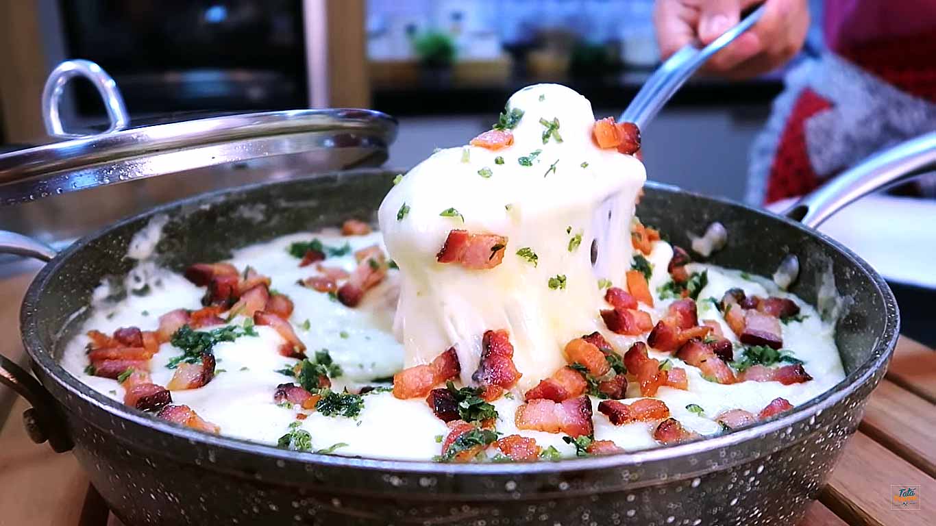 Frango com Batata Cremoso na Frigideira