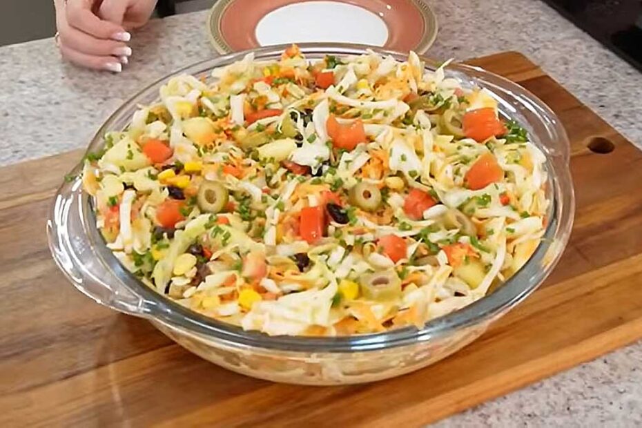 Salada de Repolho Refrescante