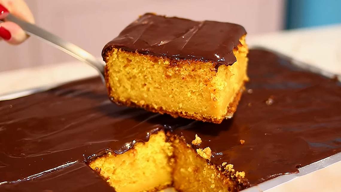 Bolo de Cenoura Saboroso Perfeito