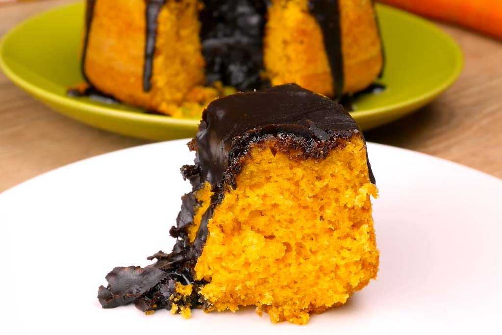 Bolo de Cenoura com 1 Ovo