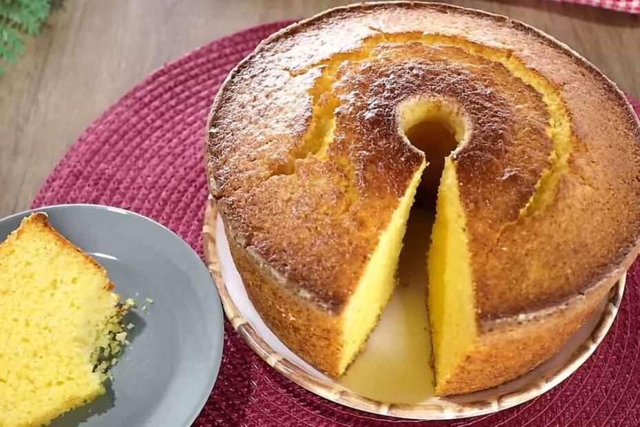 Bolo de Flocão Fofinho e Úmido