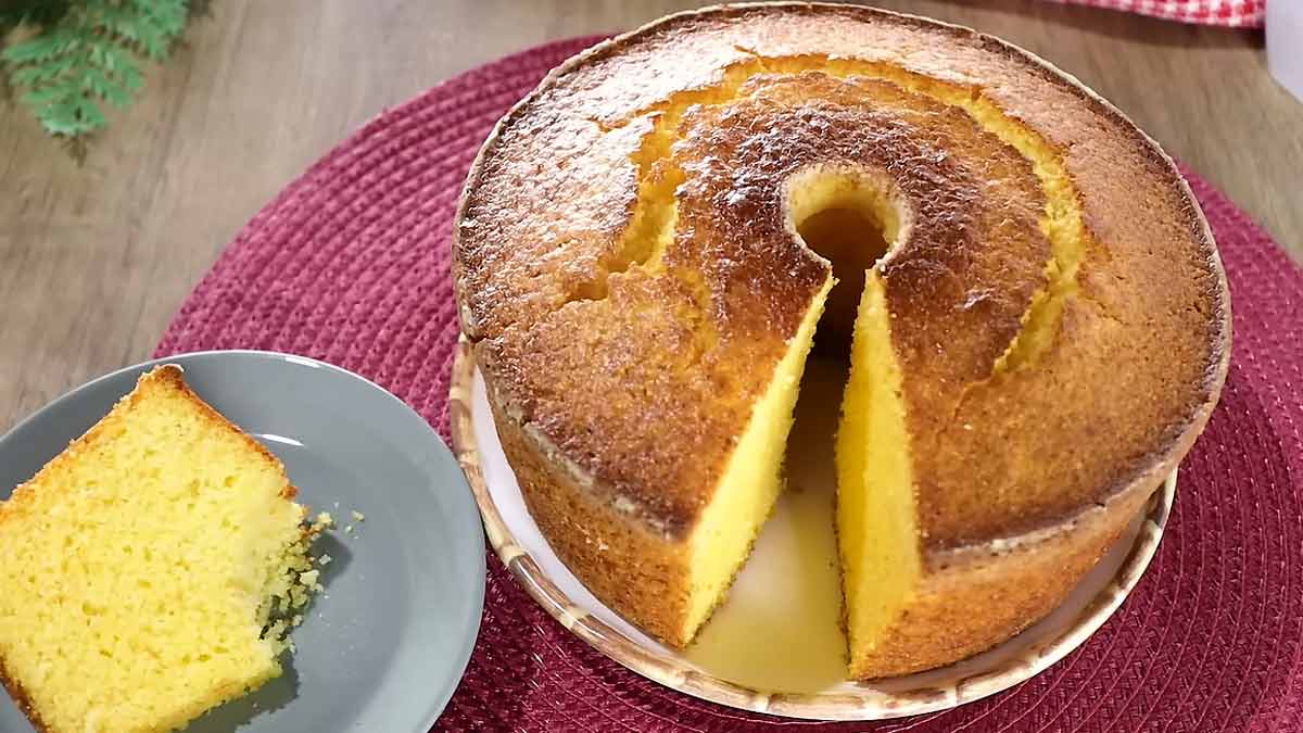 Bolo de Flocão Fofinho e Úmido