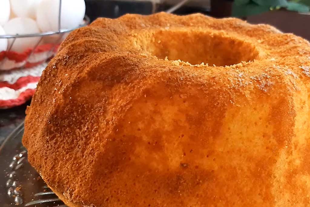 Bolo de Fubá Macio