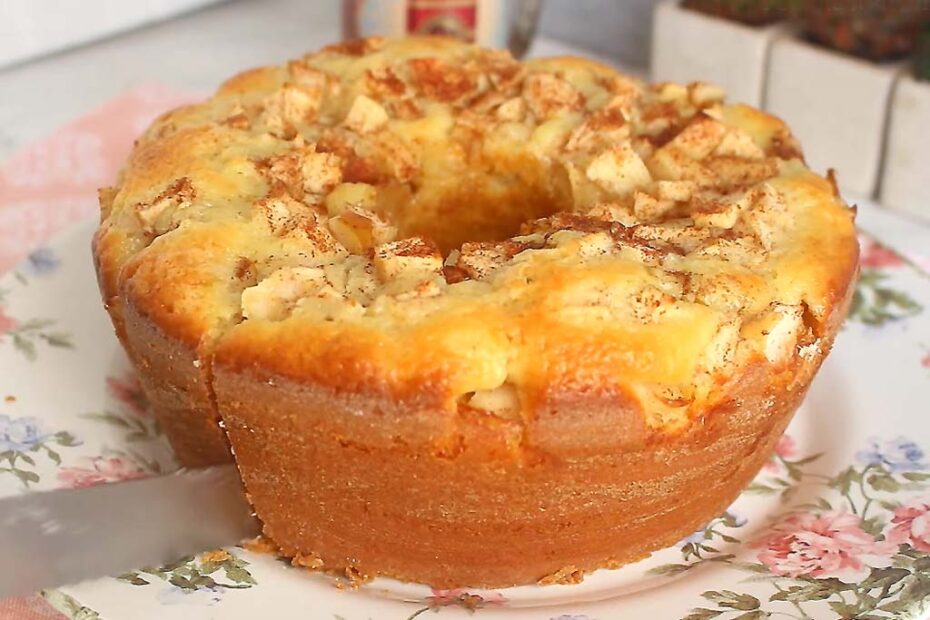 Bolo de Maçã Mais Gostoso