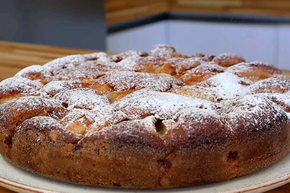 Bolo de Maçã Simples e Fofinho