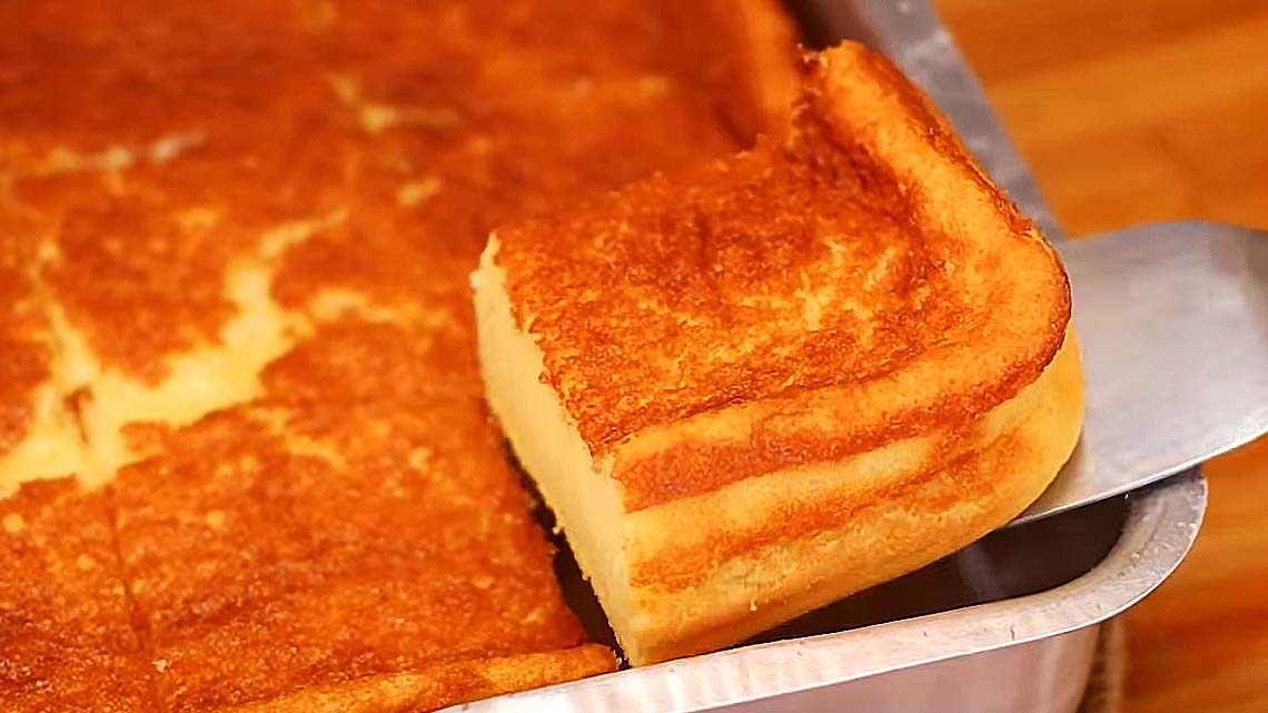 Bolo de Milho Cremoso Simples