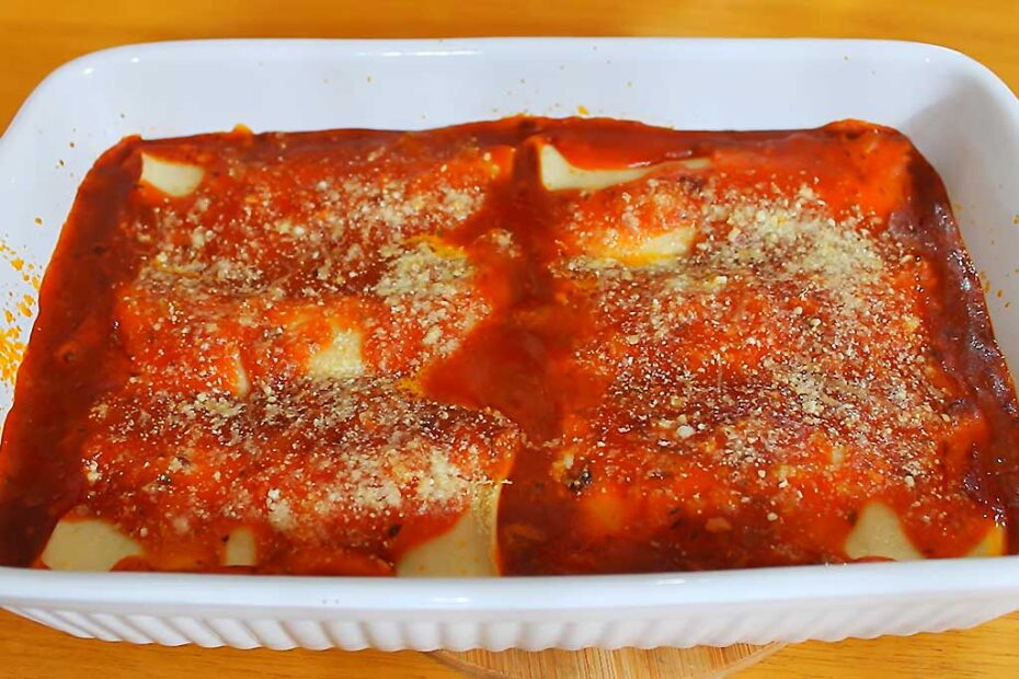 Canelone com Massa de Lasanha