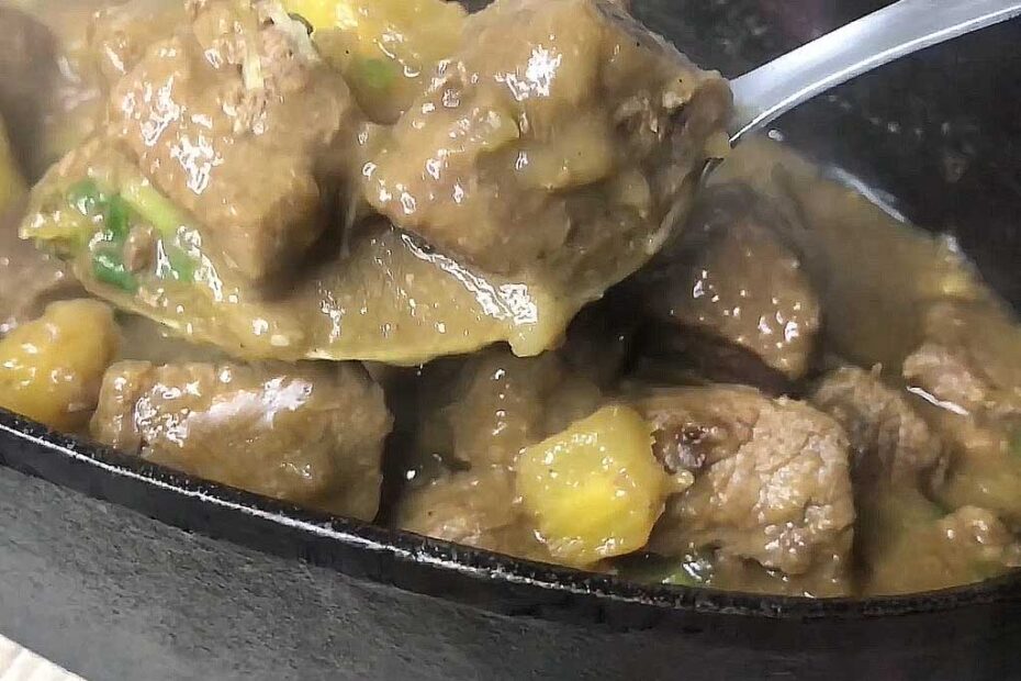Carne de Panela com Mandioca