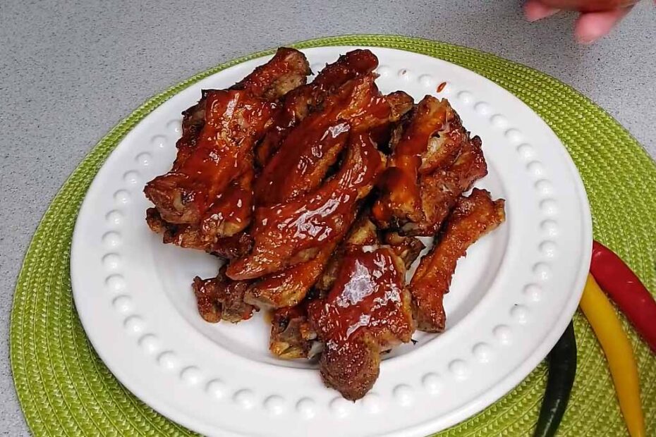 Costelinha de Porco ao Molho Barbecue