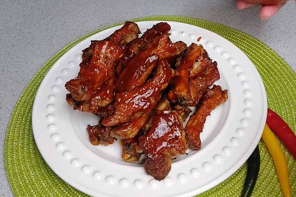 Costelinha de Porco ao Molho Barbecue