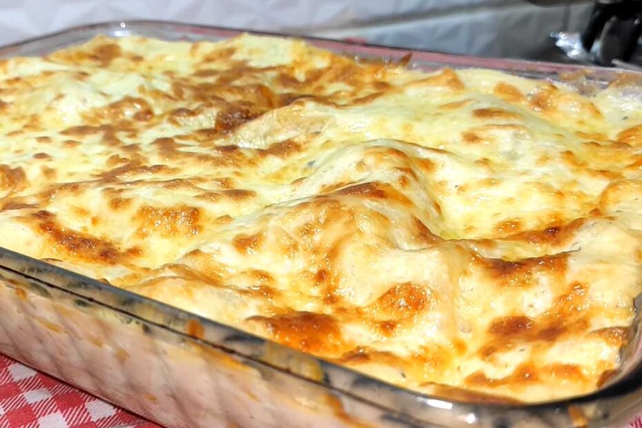 Lasanha Quatro Queijos Cremosa