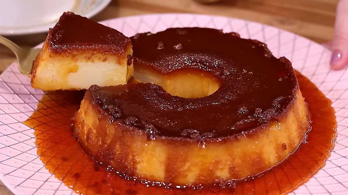 Pudim de Pão com Textura Cremosa