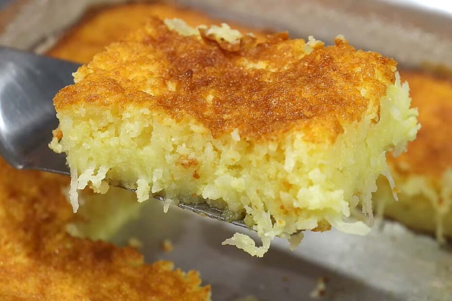 Queijadinha de Travessa Cremosa