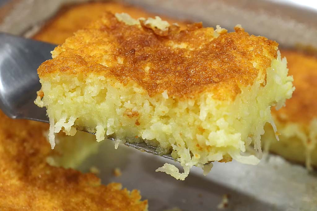 Queijadinha de Travessa Cremosa