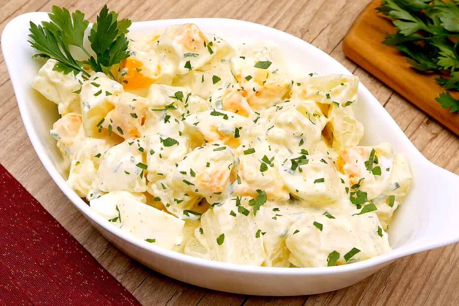 Salada de Batata com Ovo