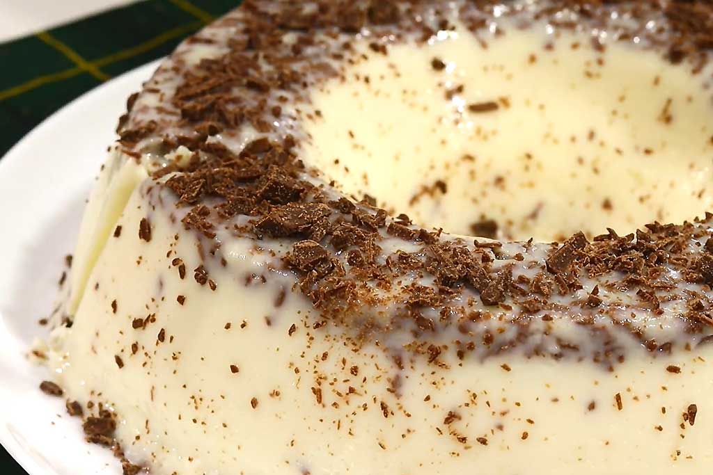 Sobremesa de Coco com Chocolate