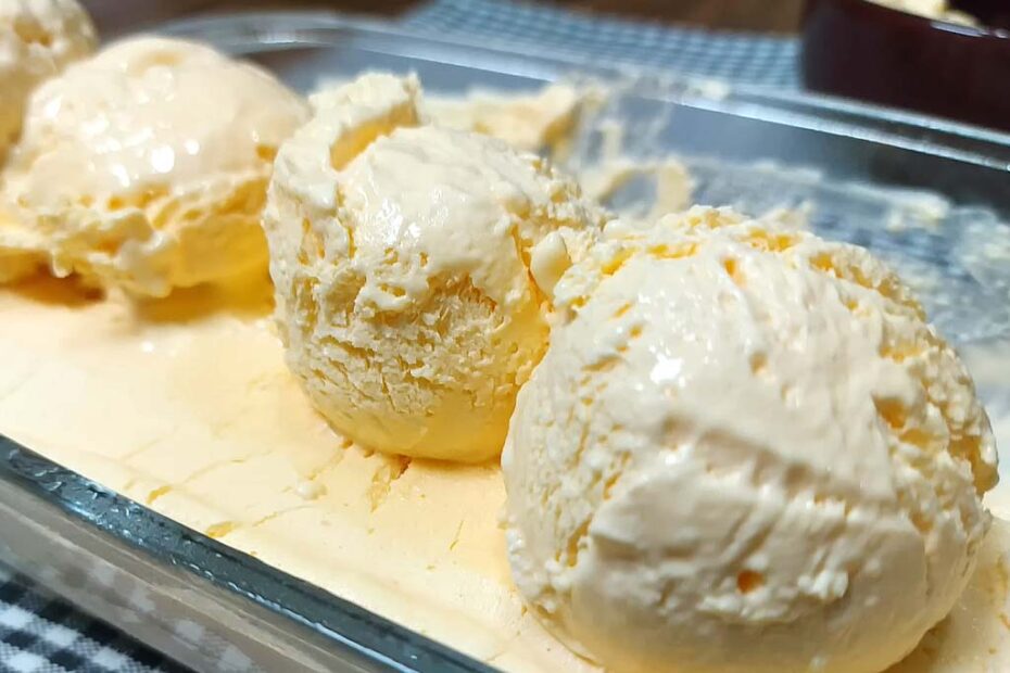 Sorvete Cremoso de Laranja