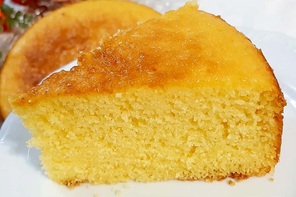 Bolo de Fubá com Laranja Fofinho
